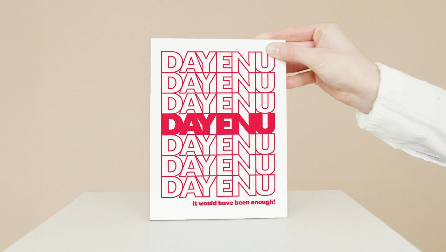 Dayenu! Passover Card