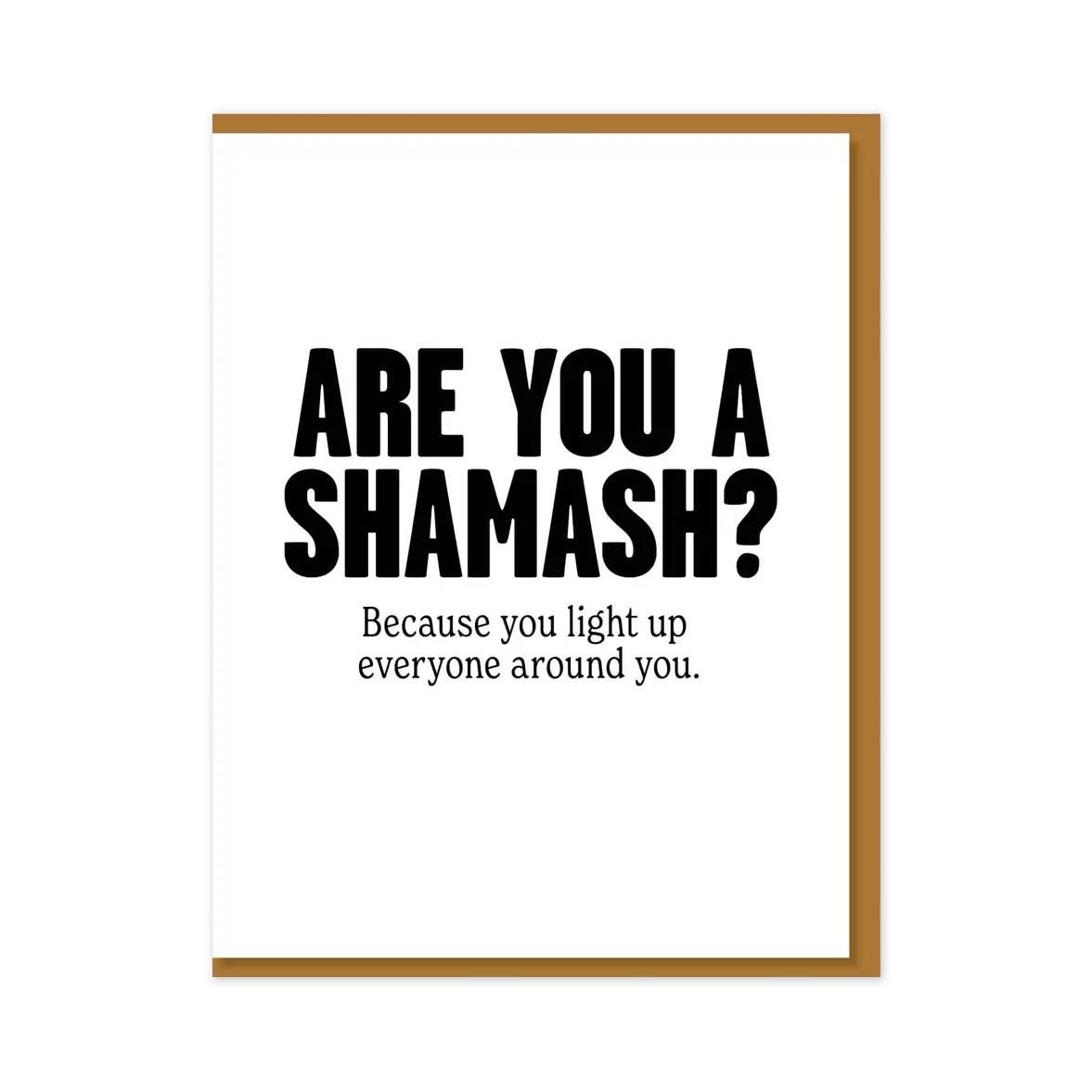 Shamash Hanukkah Card