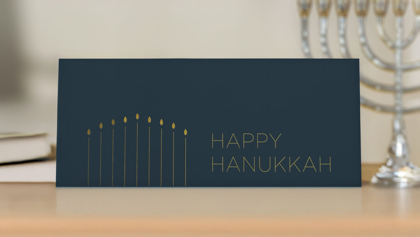 Classic Hanukkah Greeting Card