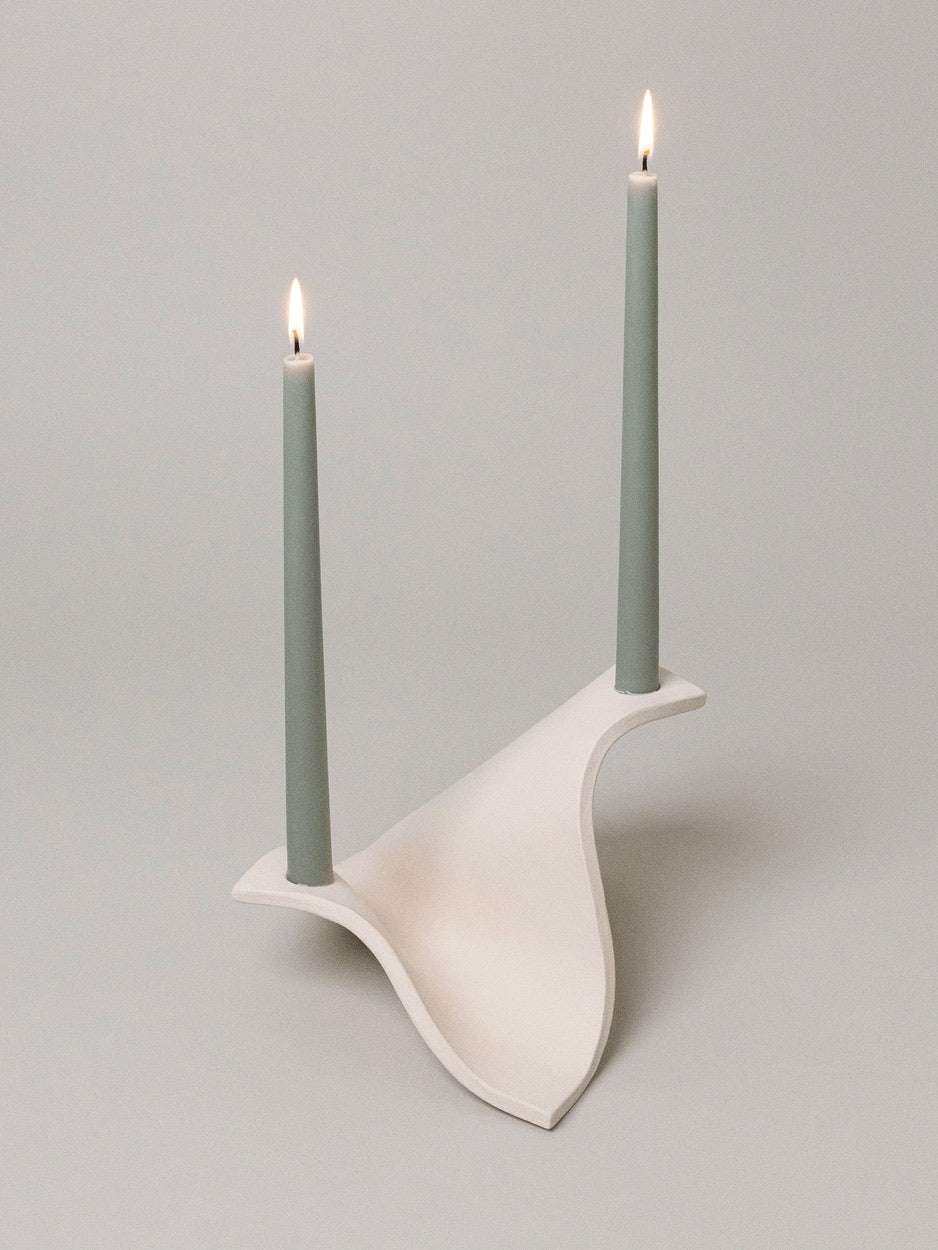 Drape Shabbat Candelabra
