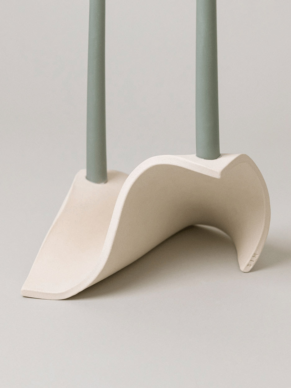 Drape Shabbat Candelabra