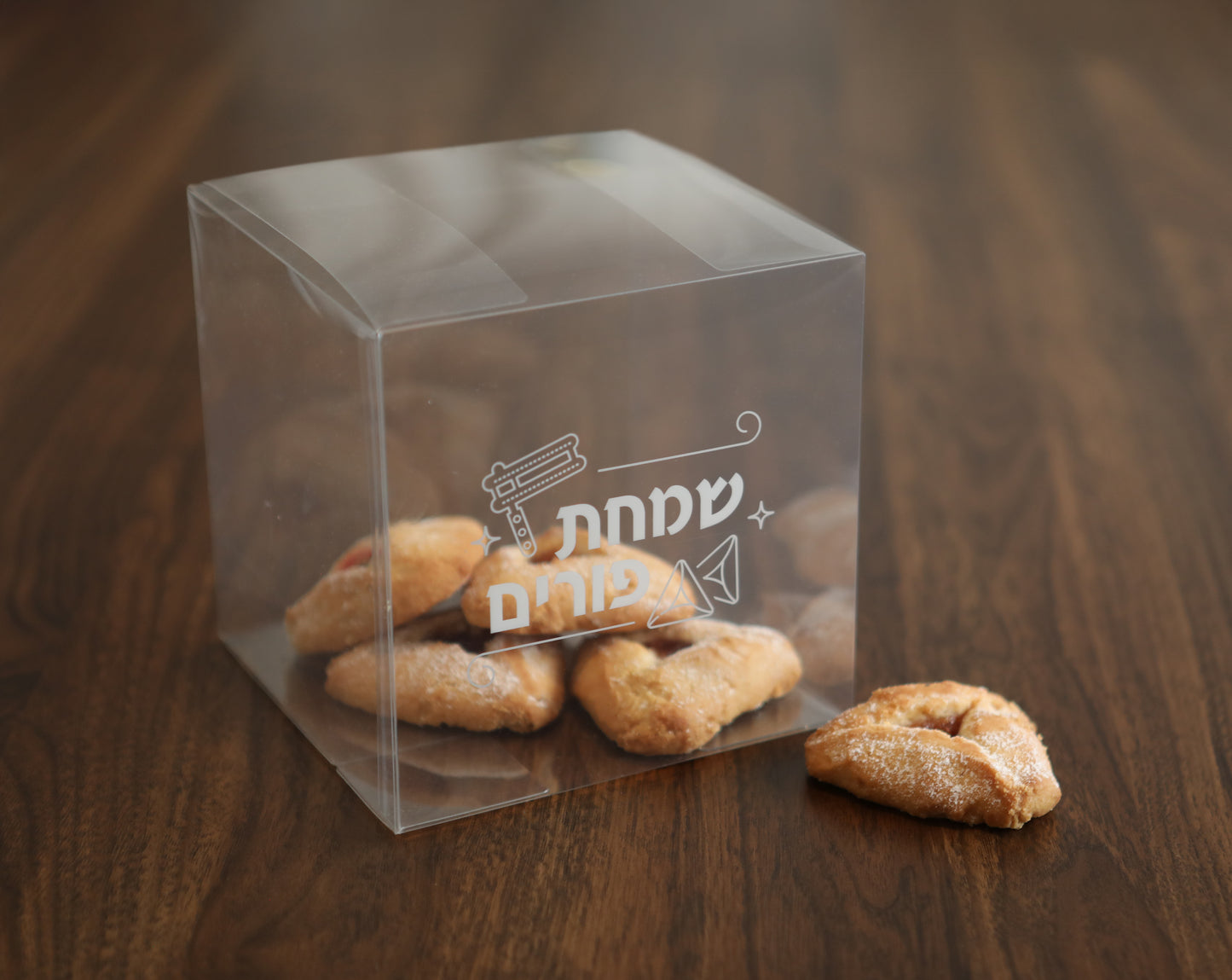 Clear Mishloach Manot Purim Boxes