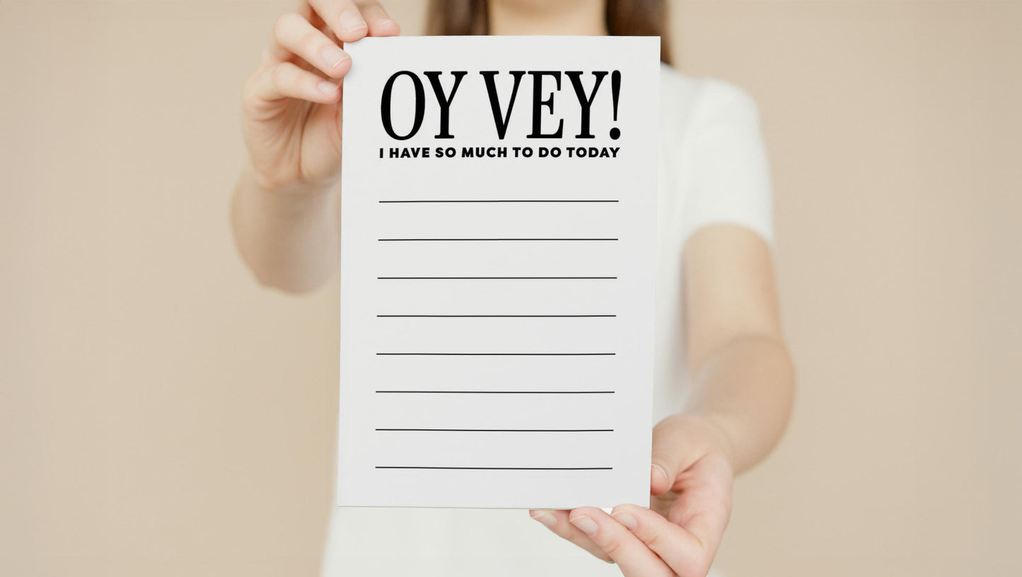 Oy Vey! Notepad