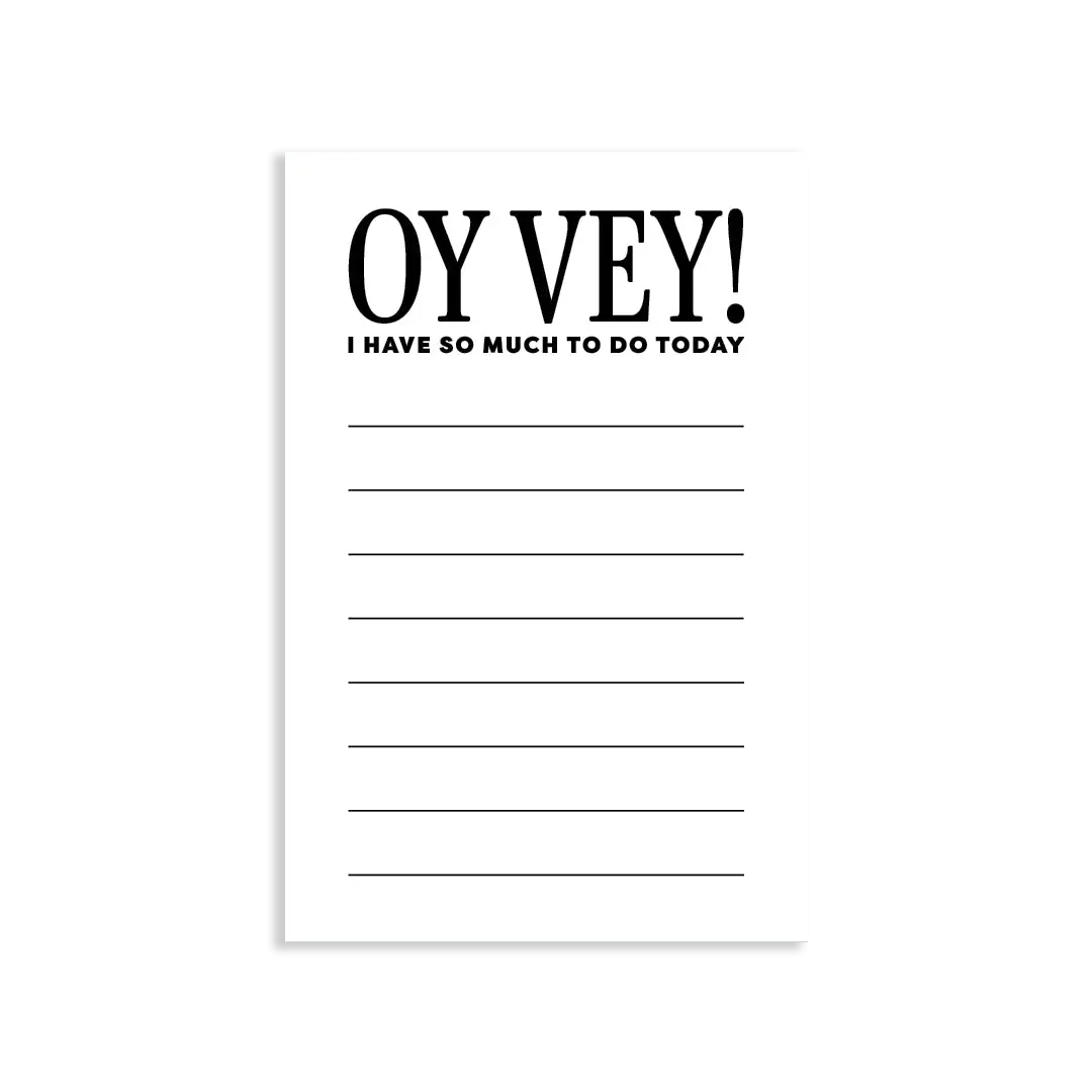 Oy Vey! Notepad