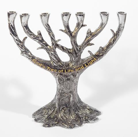 God's Tree of Life and Light 7 branch Menorah