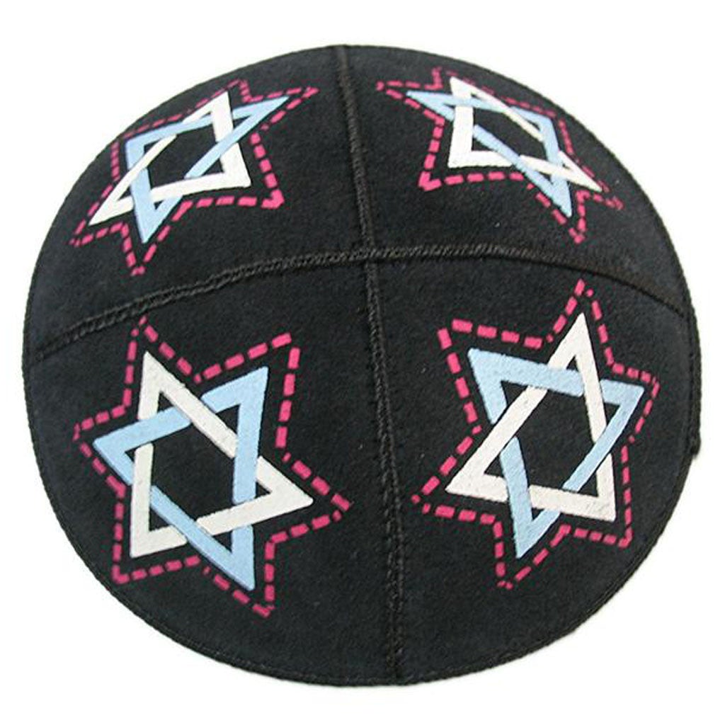 Star of David Suede Kippah