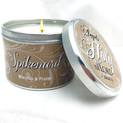 Spikenard Scripture Tin Candle