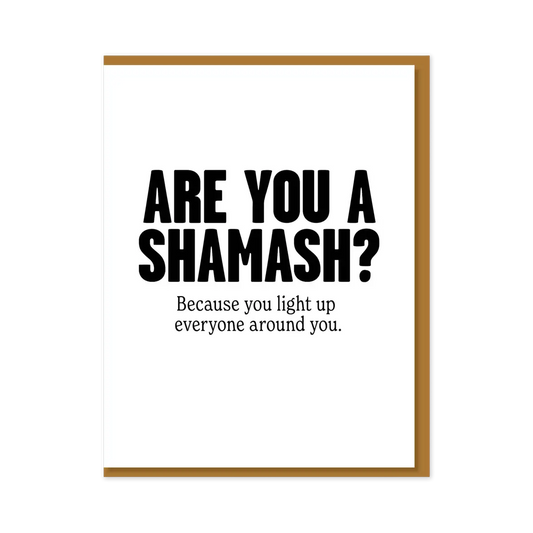 Shamash Hanukkah Card
