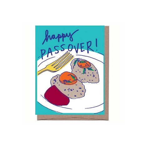 Gefilte Fish Passover Greeting Card