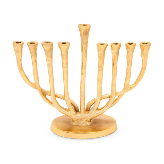 Gold Brass Menorah