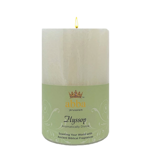 Hyssop Pillar Candle