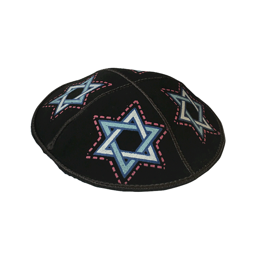 Star of David Suede Kippah