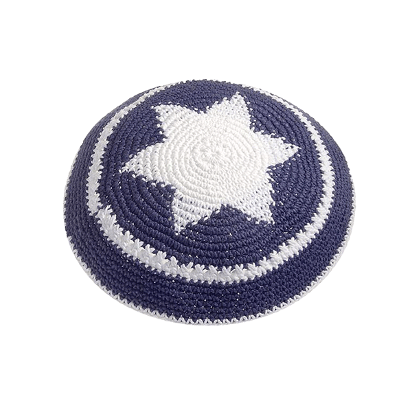 Star of David Crocheted Kippah