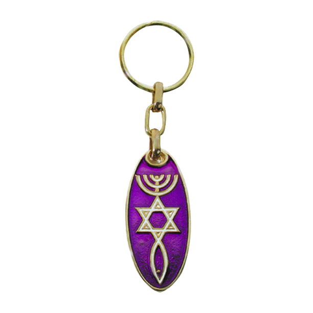 Root Keychain Purple Roots Keychain – Jews for Jesus Store