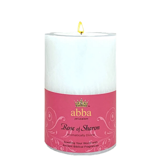Rose of Sharon Pillar Candle