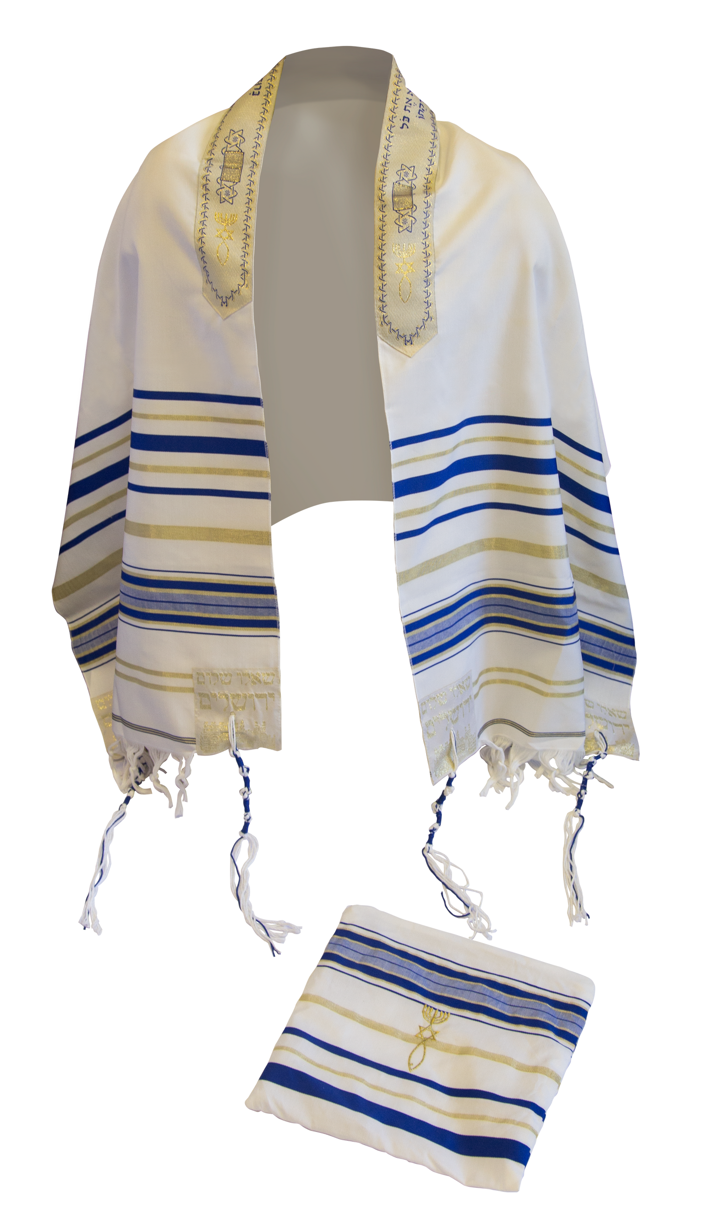 Messianic Prayer Shawl w/ Matching Bag