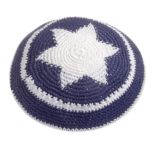 Star of David Crocheted Kippah